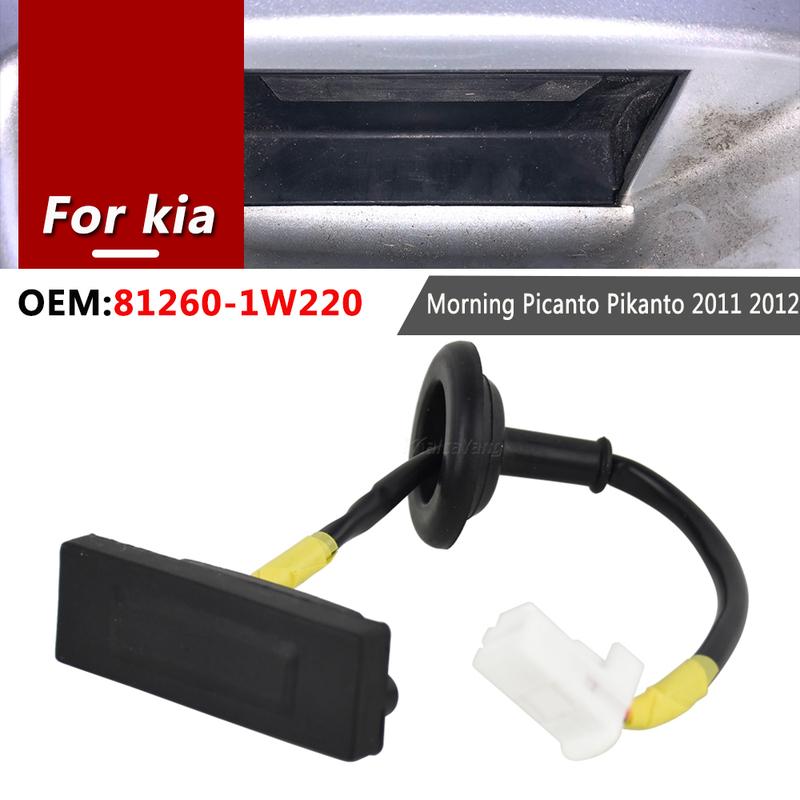Rear Tunk Lid Lock Release Handle Switch Opening Button For Kia Morning Picanto Pikanto 81260-1W220 Trunk Switch Tailgate Button