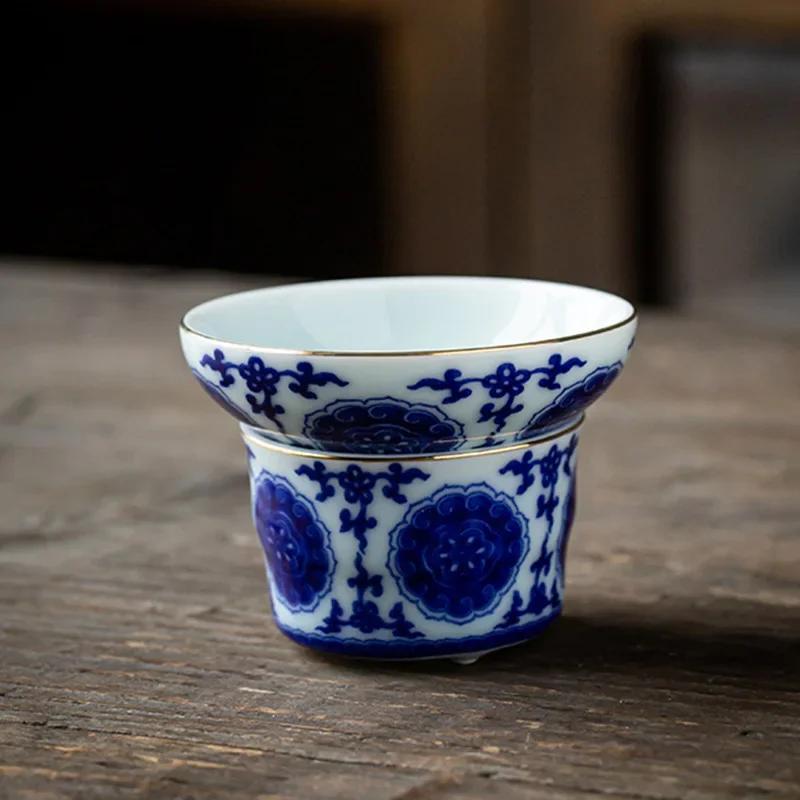 Tea Strainer Tea Filter Ceramic Filter Kung Fu Accessories Bubble Tea Strainer Bucket Siteel