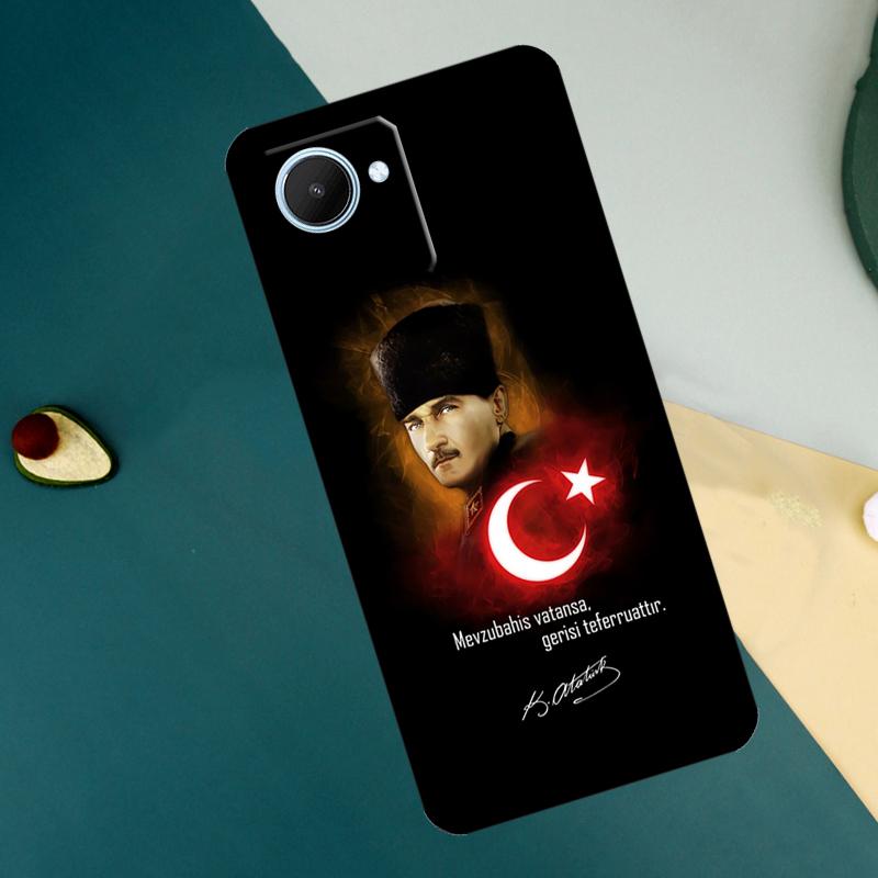 

Turkey Turkish Flag For Realme GT7 Pro GT6 C67 C65 C63 C61 C55 C53 C51 C35 C71 C75 11 12 13 14 15 Pro Plus Case Realme C65 4G