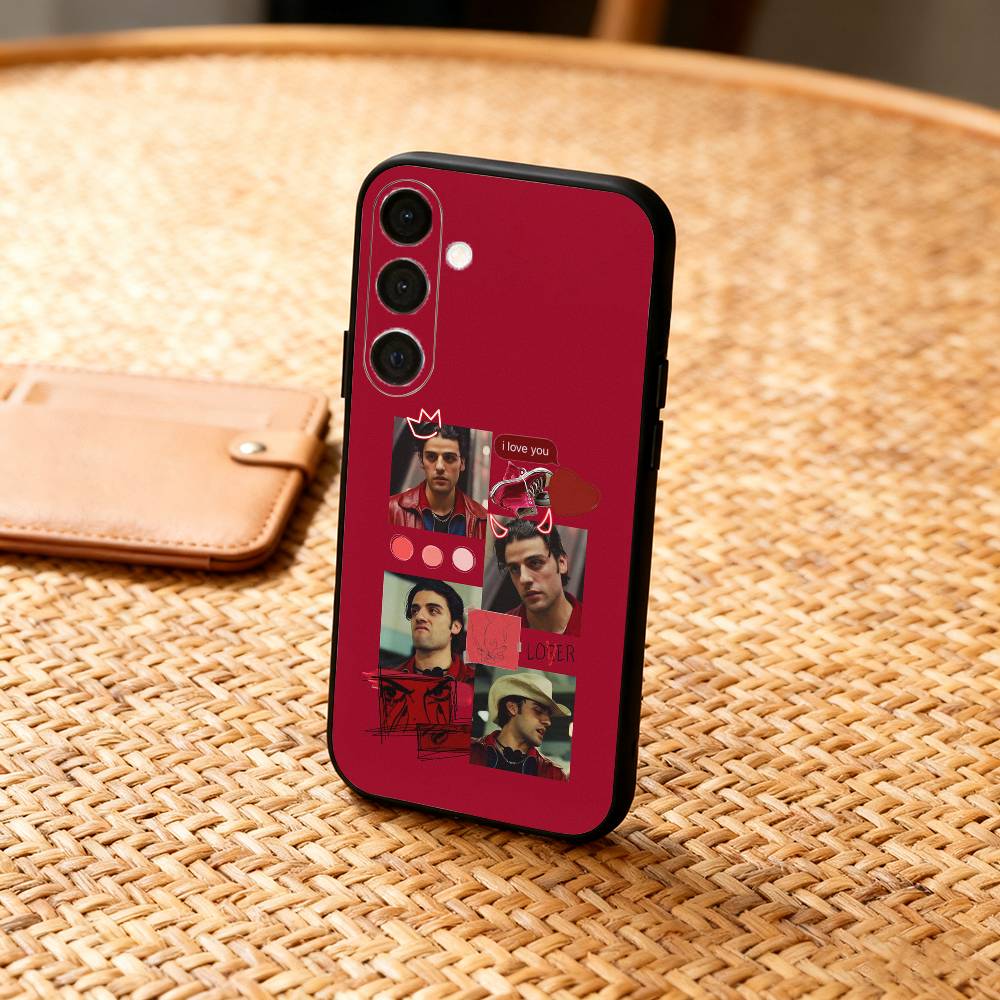 Actor O-Oscar I-Isaac Phone Case For Samsung A73,A21s,A22,A31,A32,A52,A53,A71,A80,Soft Black Shell