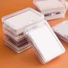 Durable Large Capacity Card Storage Box with Lid Multifunctional Transparent Plastic Box Dustproof Cards Storage Container