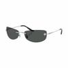 Solid Color Design Metal Cat Eye Sunglasses Women's Silver 19993171 0VE2279100087-Silver 60