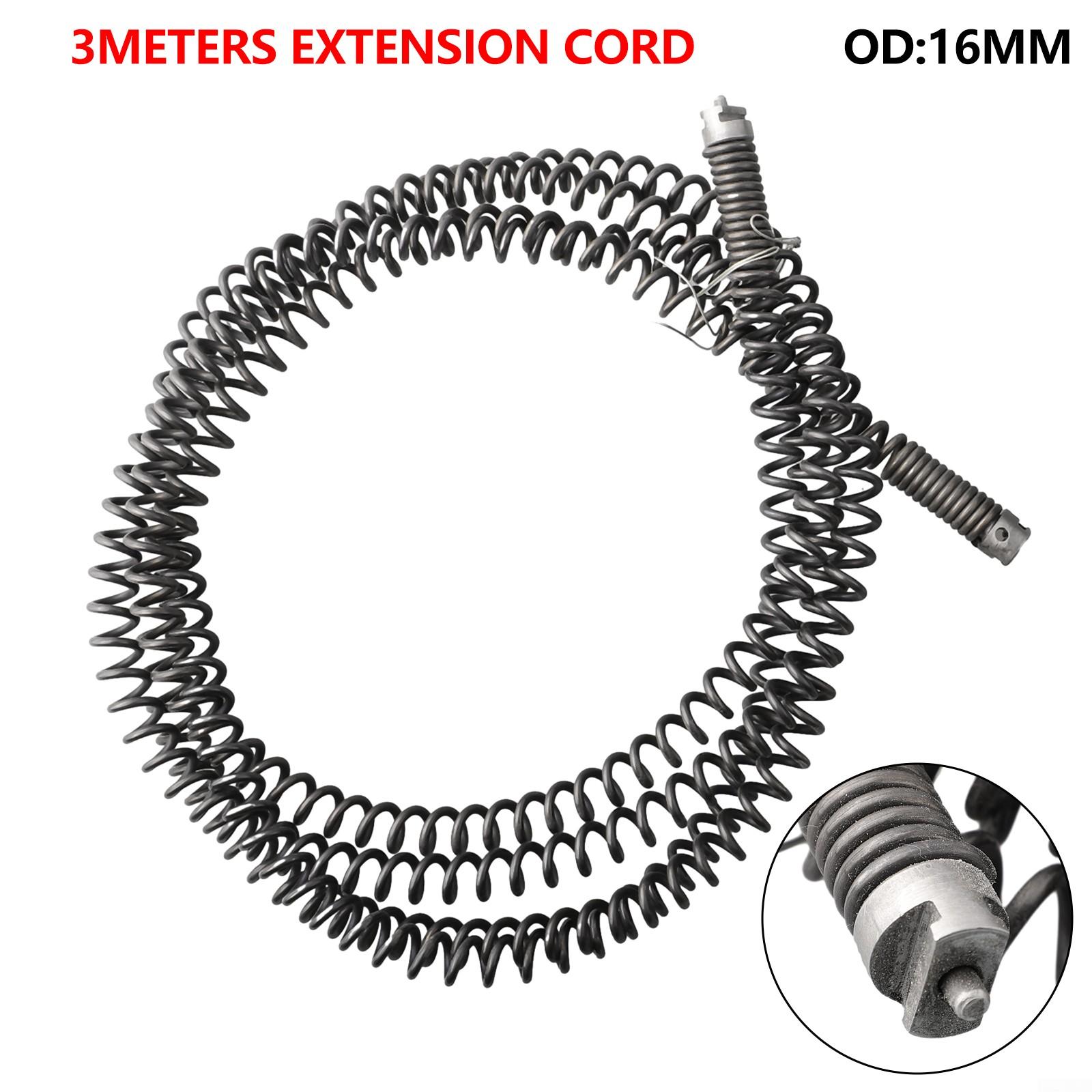 

5-метровая электрическая дрель, дренажный инструмент для выемки грунта, пружинный очиститель раковины, инструмент для дноуглубления канализации