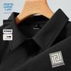 JEANSWEST LIFE Men's Waffle Knit Long Sleeve Polo Shirt