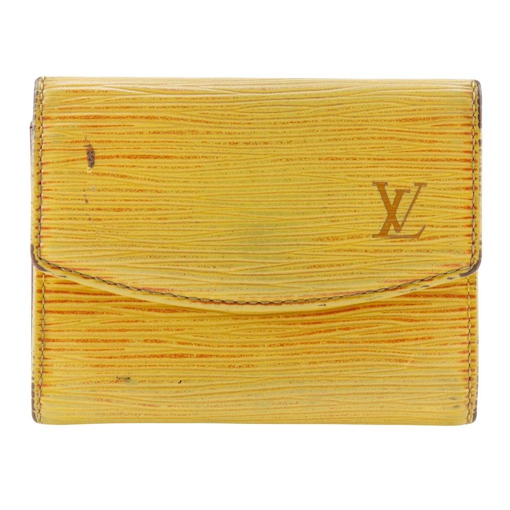 

LOUIS VUITTON Ludlow Coin Purse M63309 Tassiri Yellow Epi Leather unisex Used