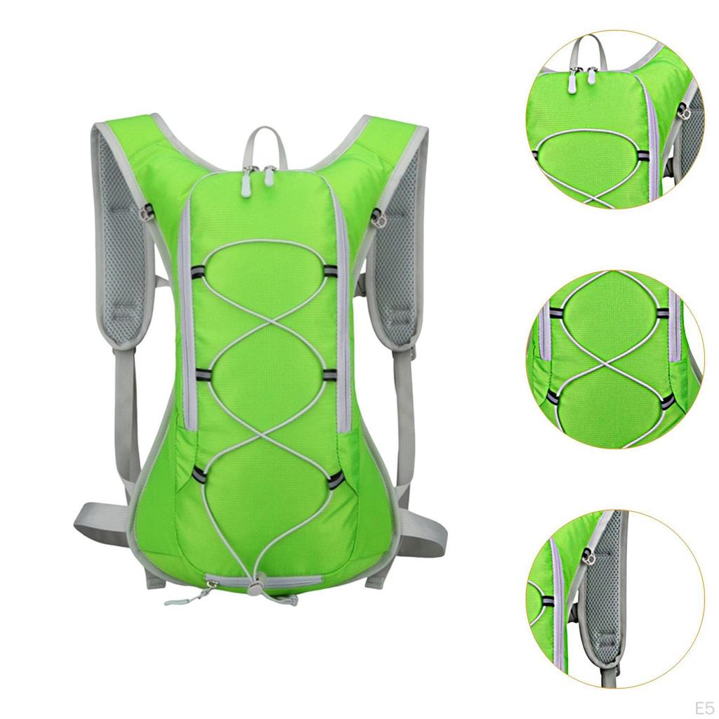 Hydreringsryggsäck Dagsryggsäck Ryggsäck med flera fickor Bärbar packning Utomhus sportväska för