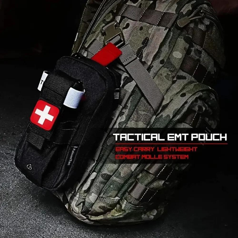 1pcs New Tactical EMT First Aid Pouch Bag Hunting Survival Pouch for Emergency IFAK Trauma Combat