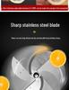 Stainless Steel Hand-Crank Slicer for Vegetables & Fruits