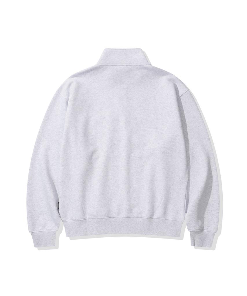 CGP Cgp Arch Logo Half Zip_Melange Grey