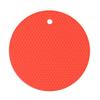 17.5cm Round Heat Resistant Silice Mat Drink Cup Coasters N-slip Pot Holder Table Placemat Kitchen Accessories Onderzetters