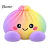 Stress Relief Squeeze Toy Giant Dumpling Pillow, Cute Plush Stuffed Steamed Bun Toy, Kawaii Doll Slow Rebound Soft Stretch Decompression Fidget