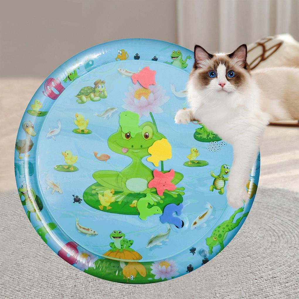 Katzen- und Hundenest Klettermatte Spielzeug Cartoon-Muster Klopfmatte Sommer Haustier Klettermatte