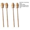 2/4Pcs Wooden Honey Mixing Stirrer Reuse Honey Dipper Sticks Honey Comb Stick Honey Spoon Burr-free Honey Stirring Tool for Honey Syrup Jam