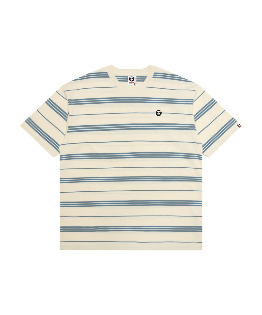 Eipeu Aapenow Moonface Stripe T-Shirt Ivory / Aaptem1811Xxqivk