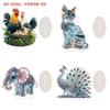1PC Decor Figure Dragon Decor For Office Housewarming Gift Desktop Decor Ornament 2D Acrylic Desktop Ornament