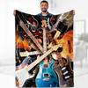 Starry Night Van Gogh Art Print Fleece Blanket Famous Painting Design Soft Cozy Throw Home Decor For Living Room Or Bedroom