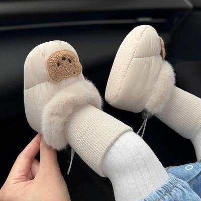Unisex Baby Winter Warm Velvety Socks-Shoes, Newborn To 12 Months, Cute & Versatile