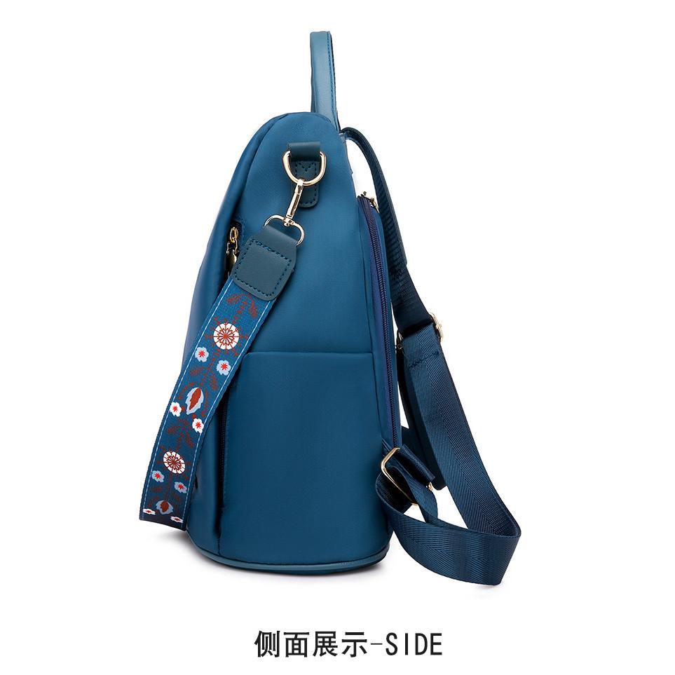 IELGY Oxford Cloth Backpack, Korean Version of Anti-theft Backpack, Lightweight One-shoulder Dual-purpose Student Schoolbag Tide