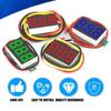 Compact 0.36 Inch Voltages Meter with Three Wire Designs Voltages Monitors for Accurate Measurements In Various Devices