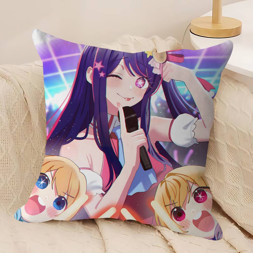 Anime Oshi No Ko Kissenbezug 30x50 Polyester Sofakissen Dekorative Zierkissen Heimdekoration Kissenbezug