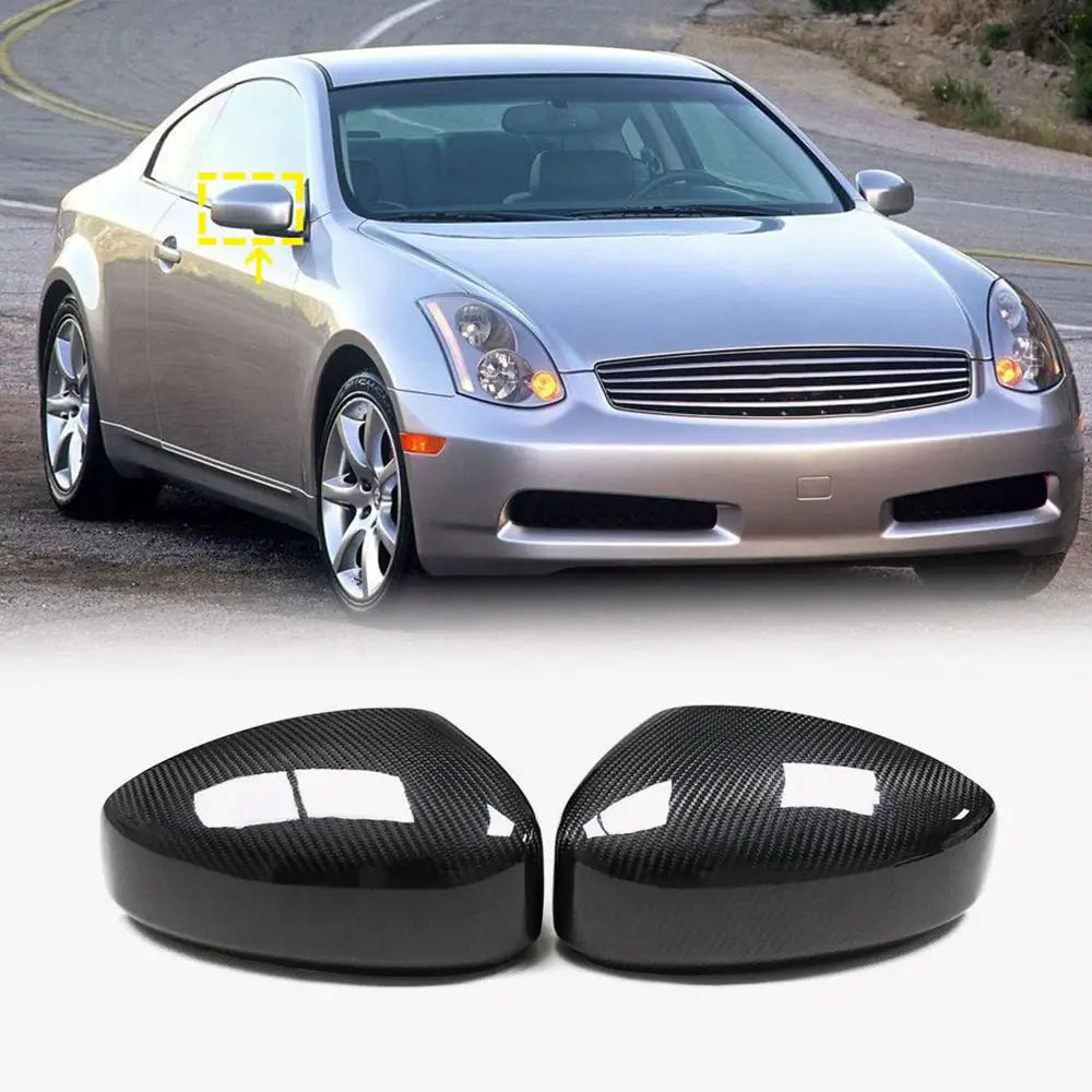 

Covers for mirrors (Carbon) for Infiniti G35 (V35/CV35) 2003-2007