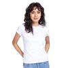 Bewakoof Women's Solid Slim Fit Half Sleeve Round Neck Cotton T-Shirt