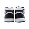 Jordan Air Jordan 1 Skórzane Amortyzacja, Odporne na Ścieranie Wysokie Buty Koszykarskie Vintage Damskie Czarne Różowe Białe DQ8423-103(Zespół-)