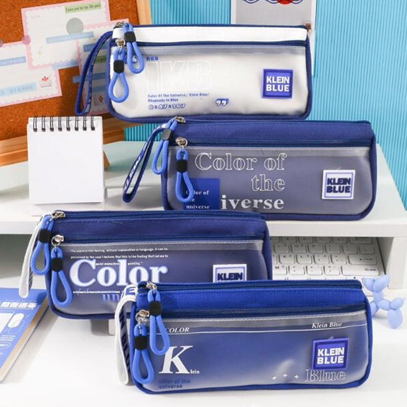 Large Capacity Women Men Travel Pencil Case School Pen Bag Multifunctional Makeup Zipper Pouch