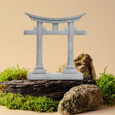 Japonya Torii Kapısı Tapınağı Heykelcik Manzara Süsü Akvaryum Dekoru için Teraryum Dekorasyonu