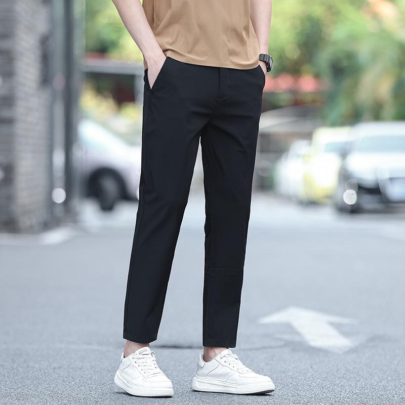 2023 Stilvolle, ultradünne Herren-Freizeithose aus Leinen-Baumwolle im Relaxed-Fit – atmungsaktiv und bequem