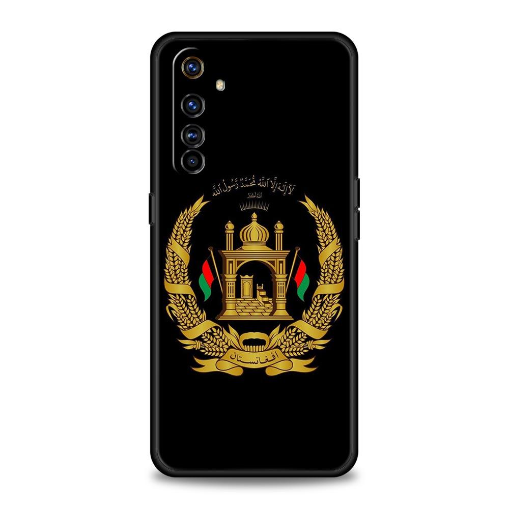 Afghan Afghanistan Flag For Realme 11 10 9 8 5G 7 6 GT2 Pro Plus C21 C11 C25 C35 Soft Cover For Realme GT Neo 2 3 3T Phone Case