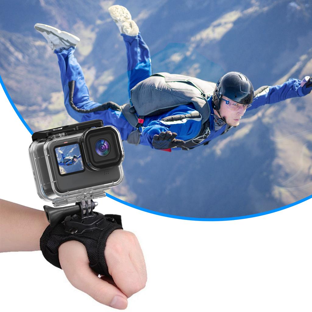 Cell Phone Holder 360° Rotation Glove Wrist Strap Mount For GoPro Hero  SJCAM Insta360 X2 X3 DJI Osmo Action Camera Accessories