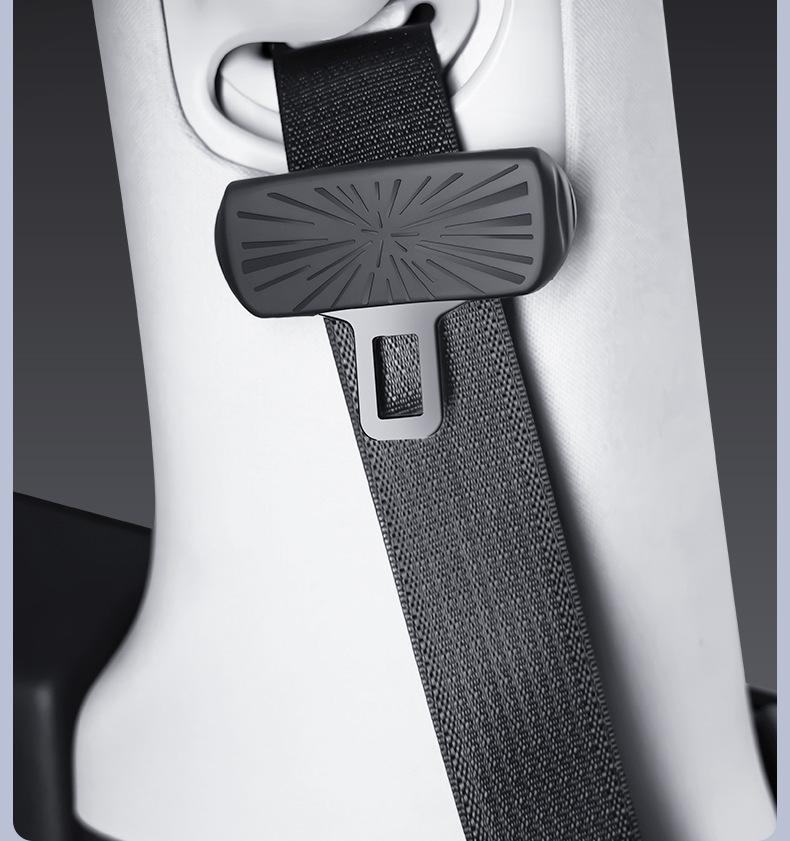 Silicone Seat Belt Cover for Tesla Model Y/3 - Noise Reduction & Decorative Accessory