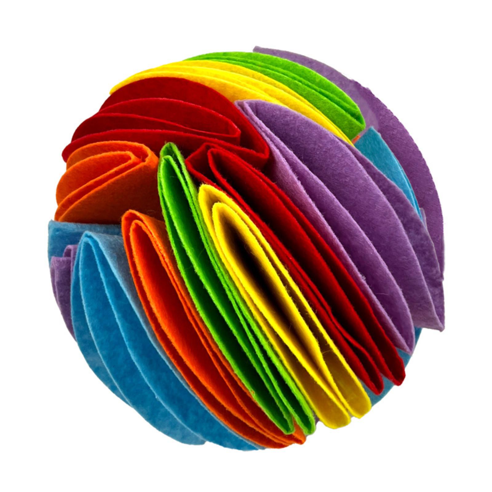 Inner Roll Sniffing Ball Pet Dog Intelligence Training Toy Amuse Pet Bubble Rubber Ball