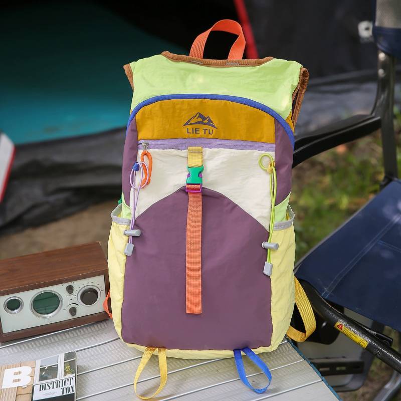 Outdoor Nylon Multifunction Travel Backpack With Large Capacity For Hiking And Cycling