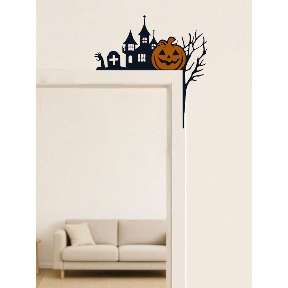 Elegant Metal Corner Decor Ornamental Pediment for Door Frame Threshold Wall Entryway Classic Design