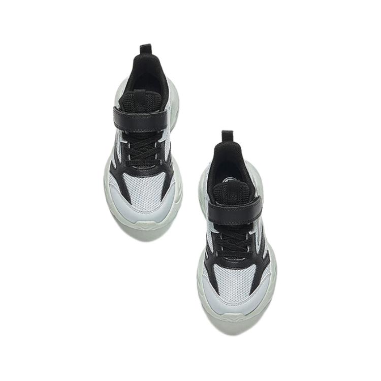 Anta Lightweight Versatile Comfortable Non-Slip Low-Top Kids Running Shoes Kids Sneakers Gray Black A12439952-3