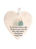 3D Printed Ceramic Heart Ornament 2025 Hangable Christmas Tree Ceramic Love Heart Ornament for Window Wall Decoration