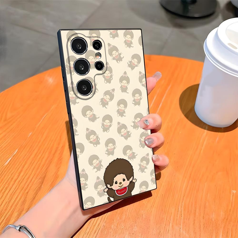 Cute M-monchhichis Phone Case For Samsung S26 S25 Ultra S24 S23 Fe S22 S20 S21 Plus A54 A34 A53 A16 Back Cover