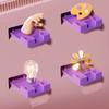 Rabbit Magical Goo Card Gift Box 3D Goo Card Full Set Stickers Cute Goo Card Sticker Set  Girls