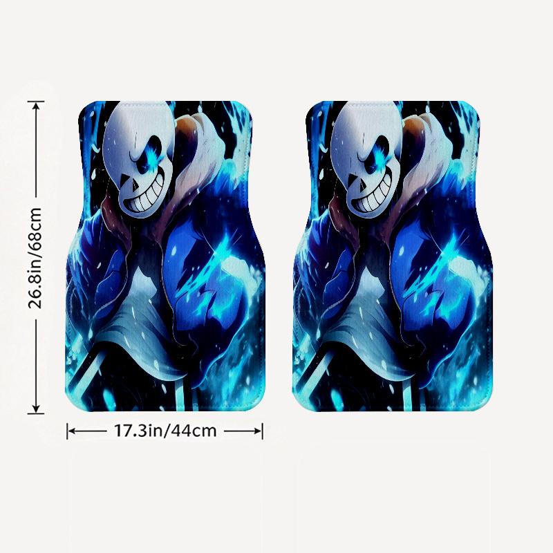 Sans Pattern Black Car Floor Mats Full  Car Mats, XPE Non-Slip And Wear-Resistant Mats Suitable for SUV Interiors