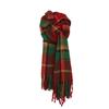 Women's Christmas Plaid Scarf - Autumn/Winter Korean-Style, Versatile Imitation Cashmere Shawl with Tassels
