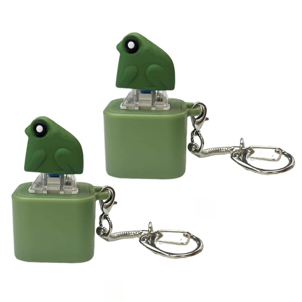 Cute Animal Stress Ball Keychain With Sound Led Delightful Frogs Design With Interactive Features For Car Key Accessory Travel