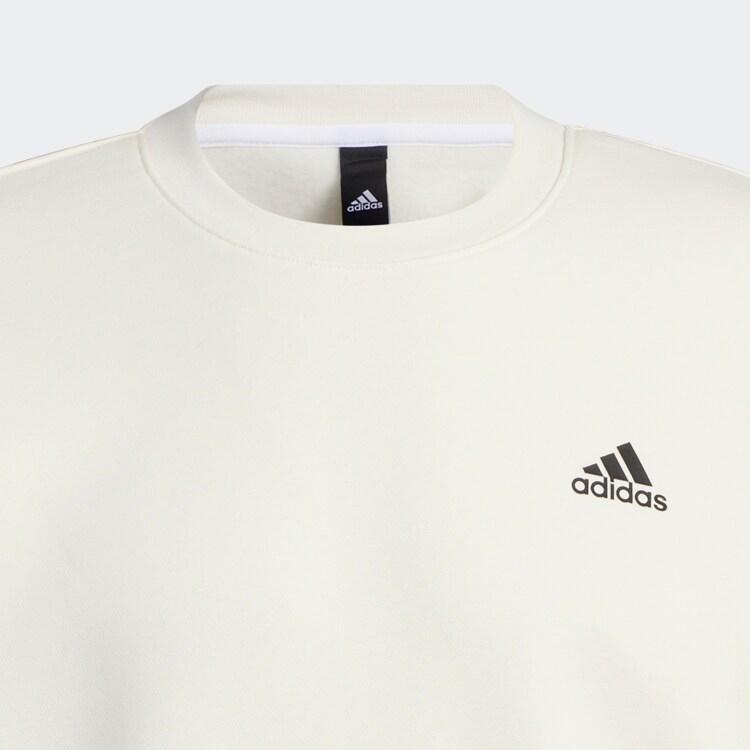 New Adidas LABEL Sweatshirt Unisex White IB2713
