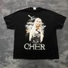 Vintage Cher Shirt Mens XXL Black 2002 Living Proof Farewell Tour