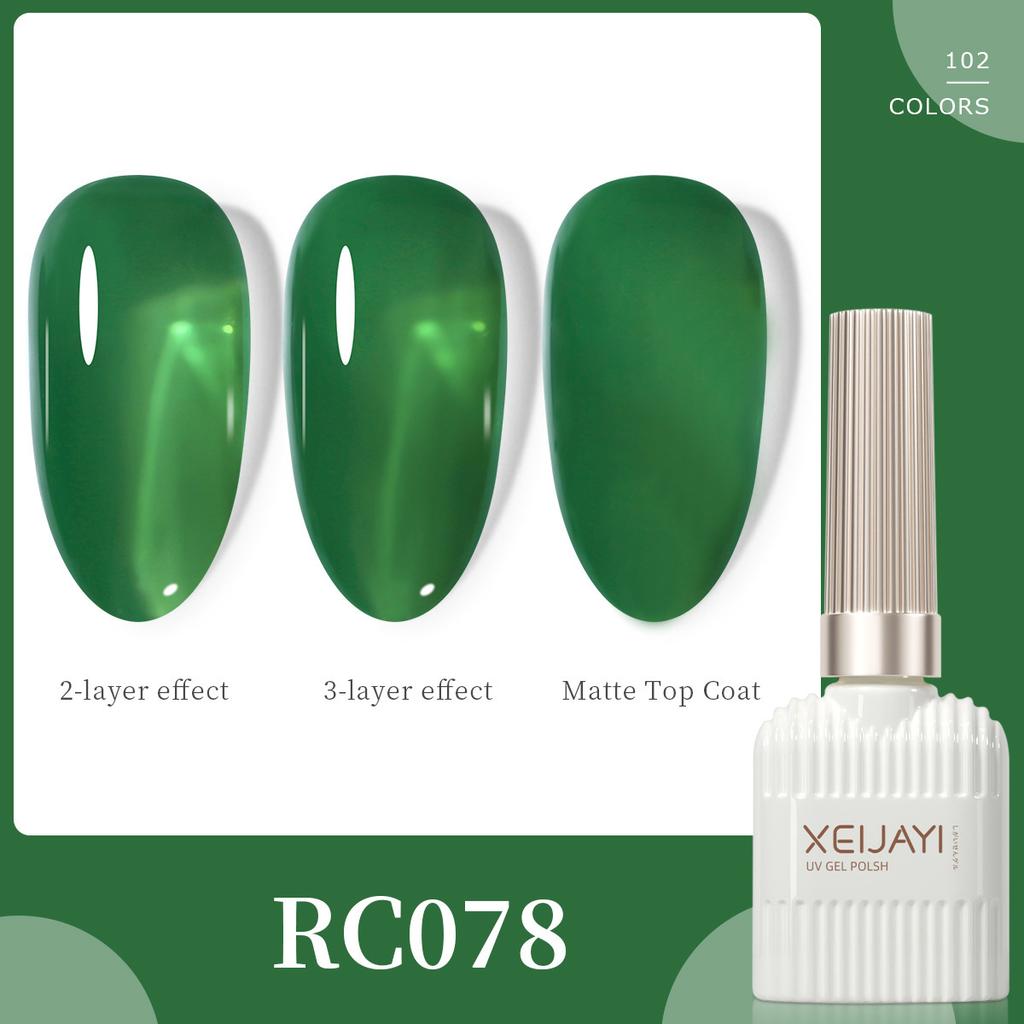 New Trendy 102 Colors of Long-lasting Gel Nail Polish for Women, Suitable for Professional Nail Salons.
