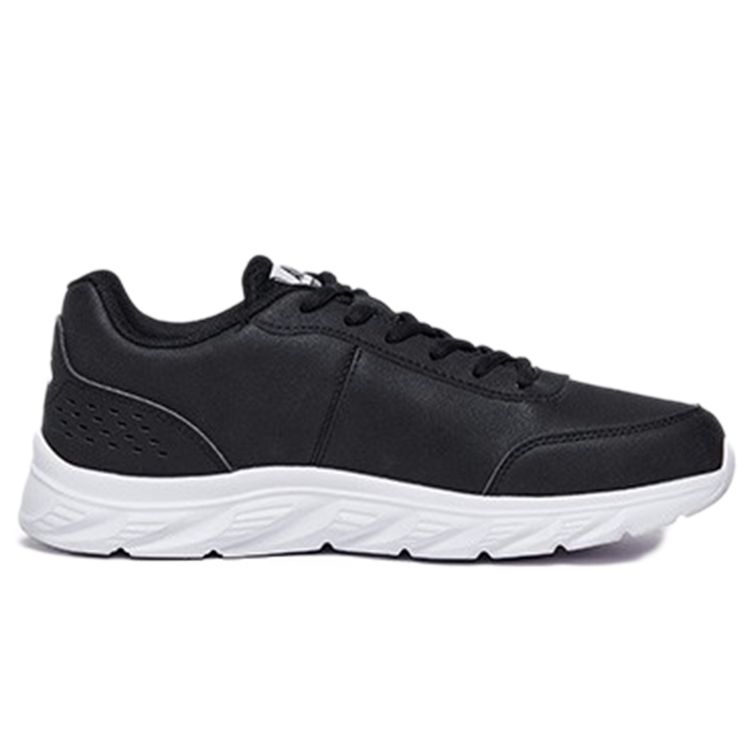Anta Comfortable Low-Top Running Shoes Men Sneakers Black White 91835529-1