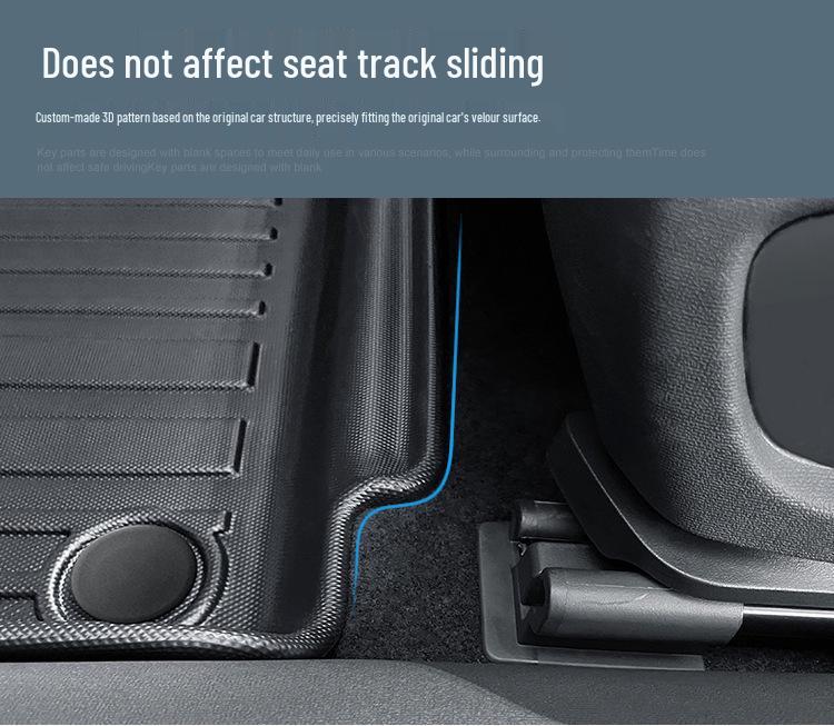 Customized TPE Floor and Trunk Mats for 24 Hongqi EH7 Models - Eco-Friendly and Car-Specific