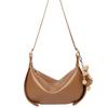 Premium Cowhide Maillard-Style Women's Crossbody Bag - 2025 Trendy Spring/Summer Duffle Shoulder Bag