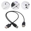 USB2.0 Active Hub Splitter Cable 40cm Double Port Adapter Cord  Flexible Designing For Multiple Device Access